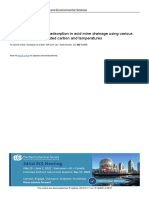 Suliestyah - The Fe (II) and MN (II) Adsorption in Acid Mine Drainage Using Various