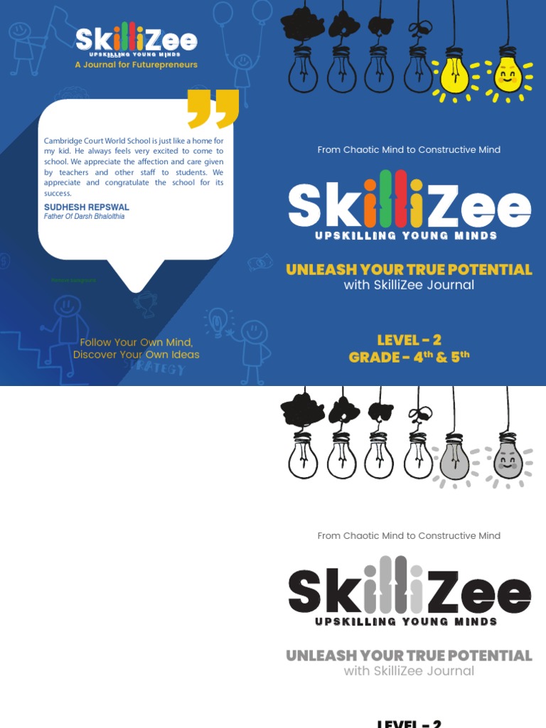 SkilliZee Journal for Young Minds | PDF | Thought | Communication