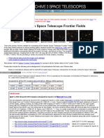 (PDF) MAST - Hubble Space Telescope Frontier Fields Program Data