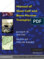 Manualof Stem Celland Bone Marrow Transplantation