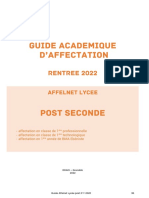 Guide Affelnet Post Seconde 25064