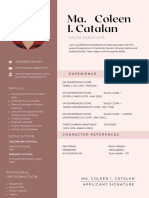 Ma. Coleen Catalan CV