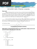 Civil Service Exam Math Problems | PDF | Equations | Prices