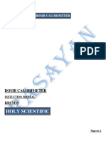 Semi Auto Matic Bomb Calorimeter 6-7