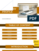 Modern and Professional Company Profile Presentation
