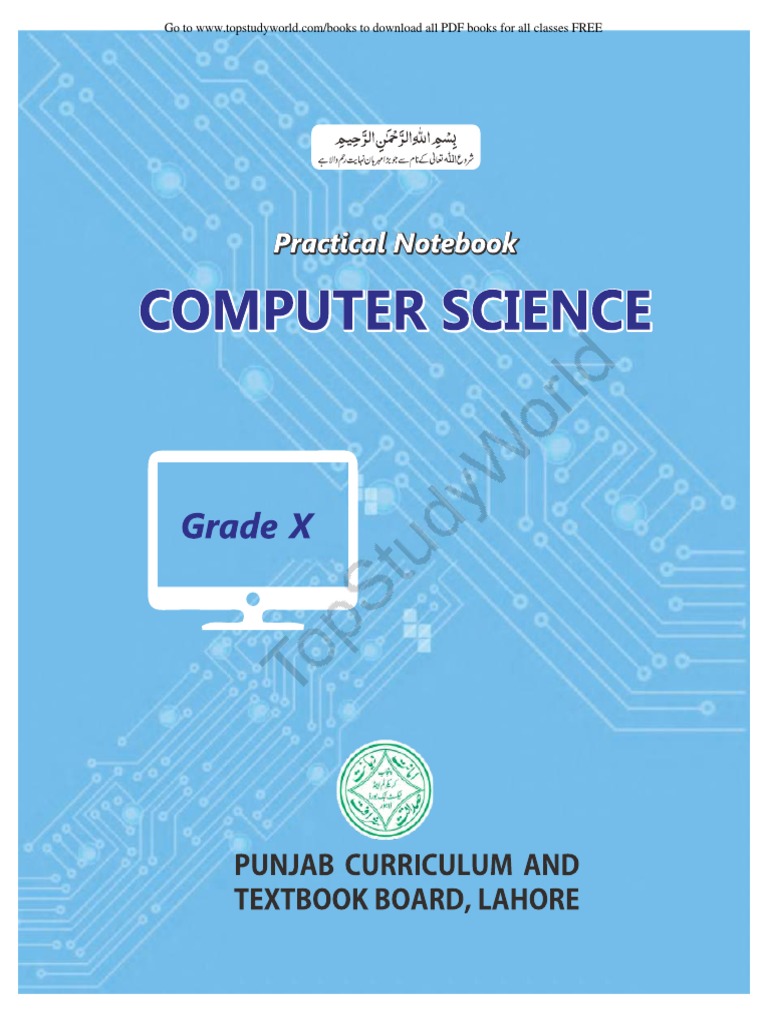 Practical NoteBook Computer Science For 10 PDF Free Downloaded PDF
