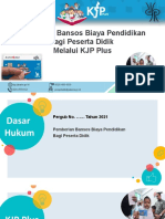 Buku Pintar Pemberian Bansos Biaya Pendidikan Bagi Peserta Didik Melalui KJP Plus - Paparan Sosialisasi - Update 6 September 2021