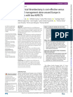 Mechanical Thrombectomy Is Cost-Effective Versus Medical Management Alone Around Europe in Patients With Low ASPECTS