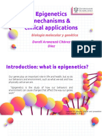 Epigenetics Mechanisms & Clinical Applications, Doreli Díaz