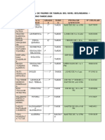 Horario Tutorial PP - Ff.secundaria T.tarde