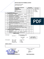 Contoh Supervisi Kegiatan Pembelajaran