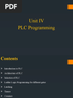 Unit IV PLC Programming