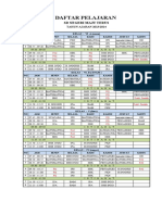 Jadwal Pelajaran