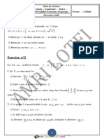 Série d'exercices N°3 - Math - Dérivabilité - Fonctions réciproque - Bac Mathématiques (2020-2021) Mr Amri Lotfi