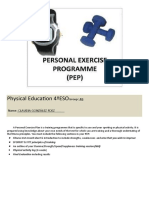 Personal Exercise Plan