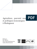 Agriculture, Pauvrete Rurale Et Politiques Economiques A Madagascar