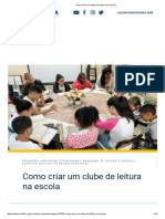 Como Criar Um Clube de Leitura Na Escola