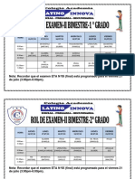 Rol de Examen Bimestral