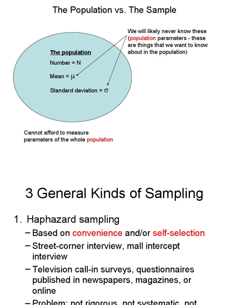 Sampling&SD PDF Errors And Residuals Standard Error
