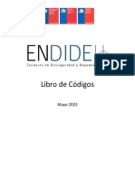 Libro de Codigos Base de Datos ENDIDE 2022 Adultos y NNA