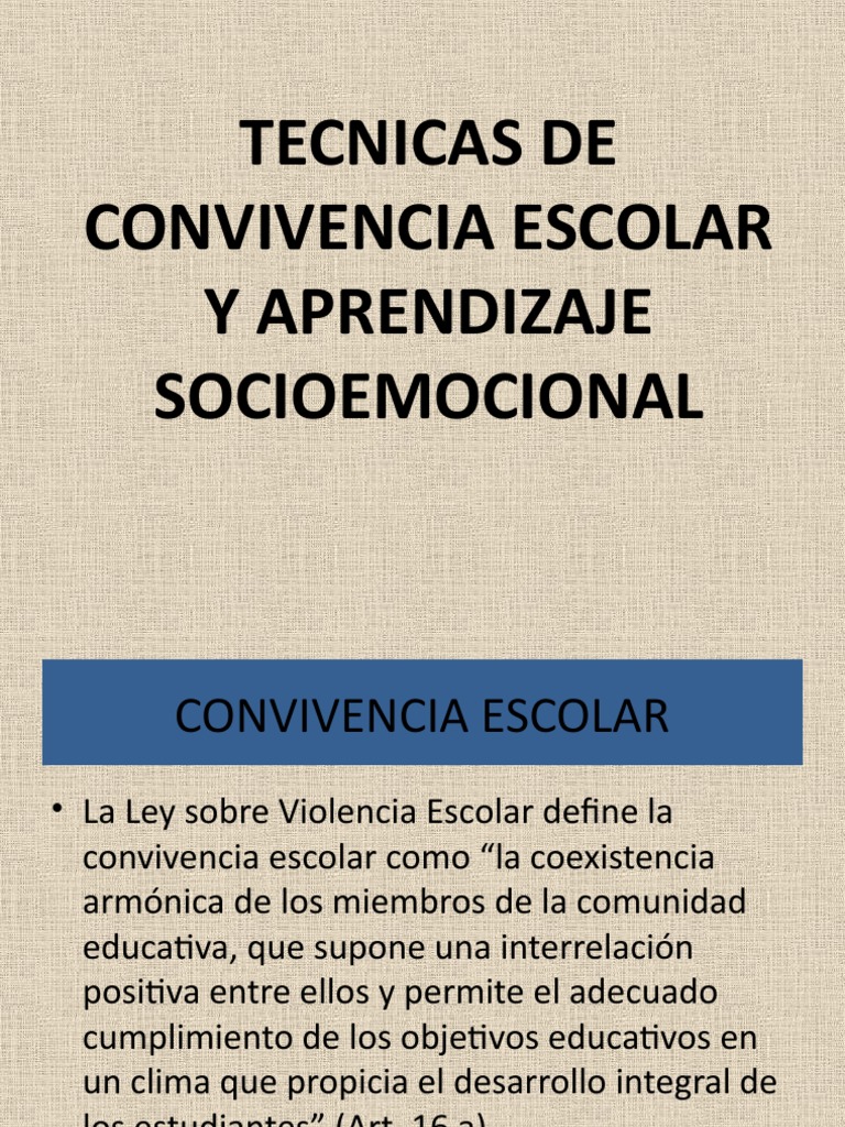 Estrategias para la Convivencia Escolar | PDF | Violencia | Comportamiento