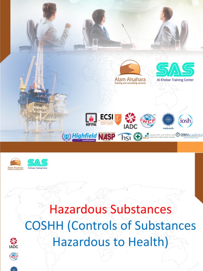 HAZardous Substances(COSHH) SAS Template PDF Toxicity Hazards