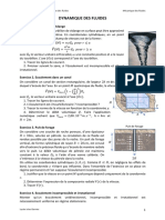 PREPA ATS 20xx EXERCICES Dynamique Des Fluides