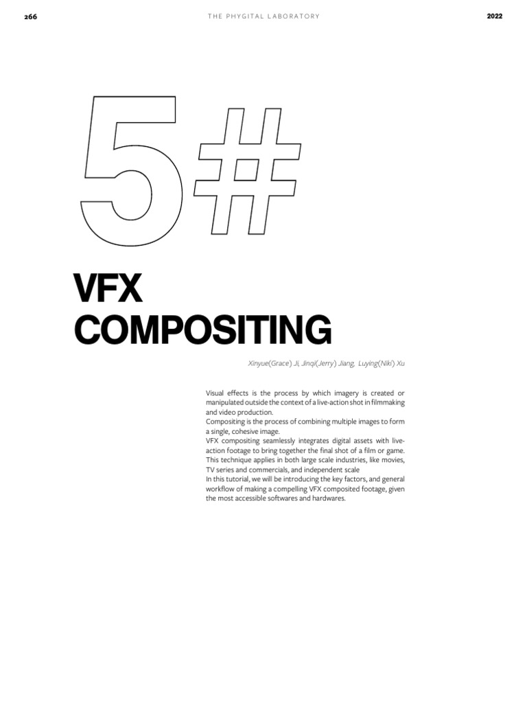 VFX Compositing Guide for Creators | PDF | 3 D Computer Graphics | Imaging