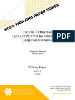 Early Skill Effects On Types of Parental Investments (2020)