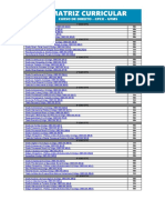 Matriz Curricular Do Curso de Direito CPCX PPC 2022