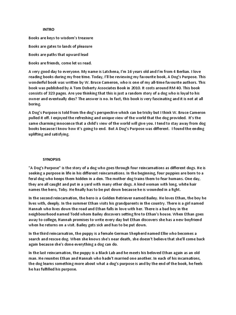 a-dog-s-purpose-book-review-pdf
