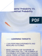 Experimental and Theorethical Probability