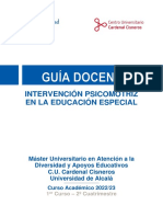 Opt - 3-Intervención Psicomotriz en La Educación Especial