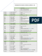 Calendário Acadêmico de 2023