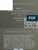 1985 México Earthquake