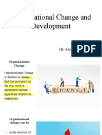 Organizational Change and Development - Aleema Hamid, 37B, 8th Sem