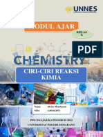 Modul Ajar: Ciri-Ciri Reaksi Kimia