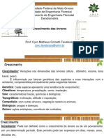 Crescimento de Ã¡rvores