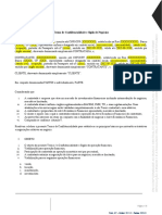 MODELO - Termo de Confidencialidade e Sigilo de Negócios