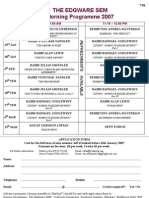 SEM Programme 2007 and Application Form