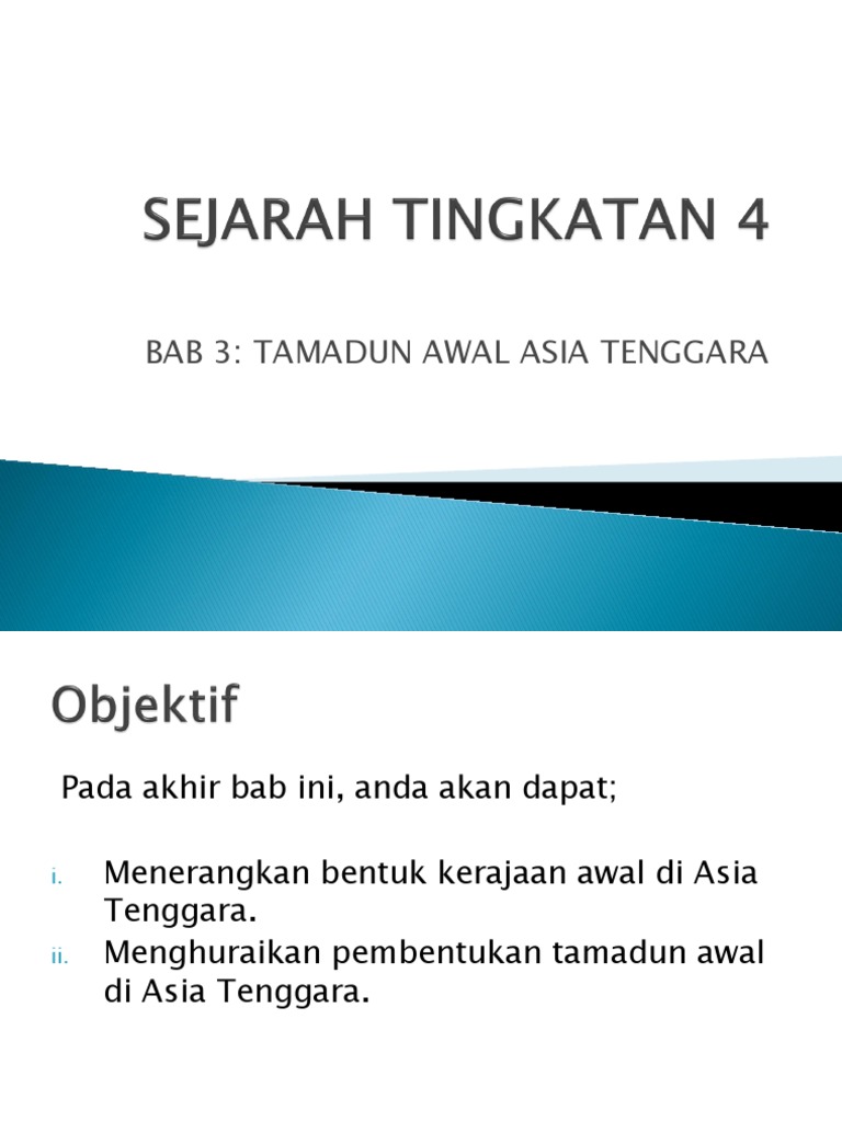 Sejarah Tingkatan 4 Bab 3 PDF