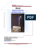 Manual: Mobile Dust Monitor Environ Check 180