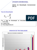 Exercício - Decantador Convencional