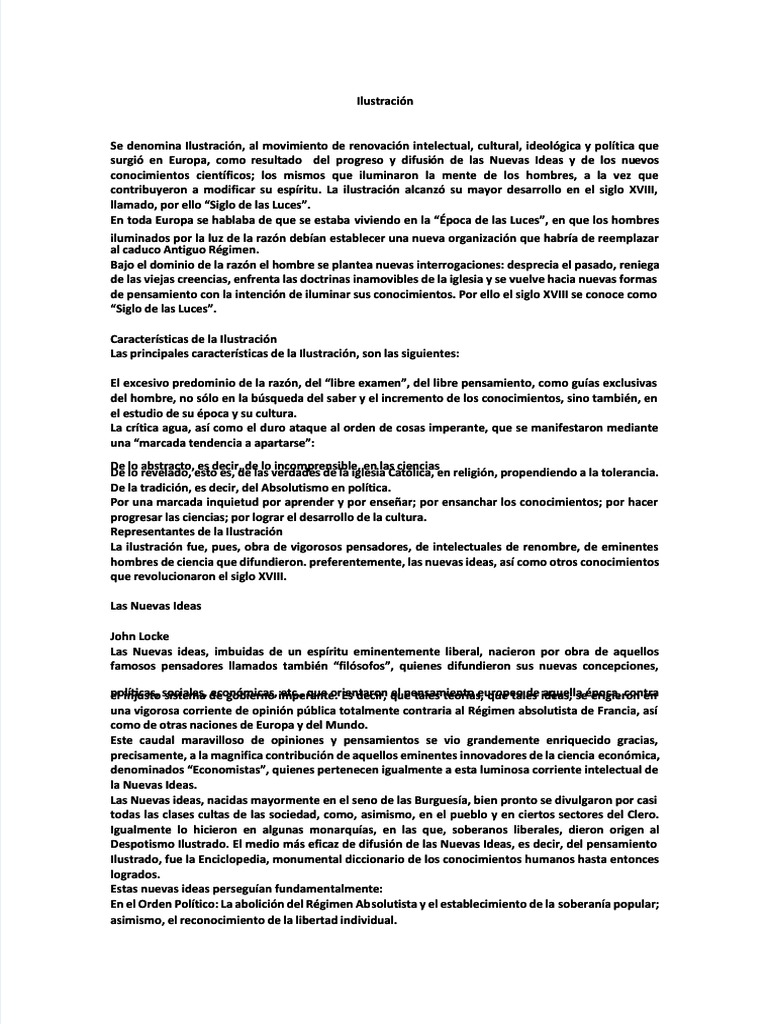 Ilustración Historia de La Educación | PDF | Era de iluminacion | Teísmo