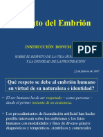 Estatuto Del Embrión