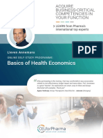 Online Self Study Programme - Basics of Health Economics - Celforpharma