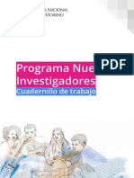 Cuadernillo de Trabajo Programa Nuevos Investigadores 2023 - Biblioteca Nacional Mariano Moreno