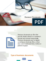Business Documents.
