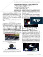 The Concept of Hydroplaning of Commercial Vehicle On Wet Road