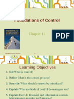 Foundations of Control CH 11